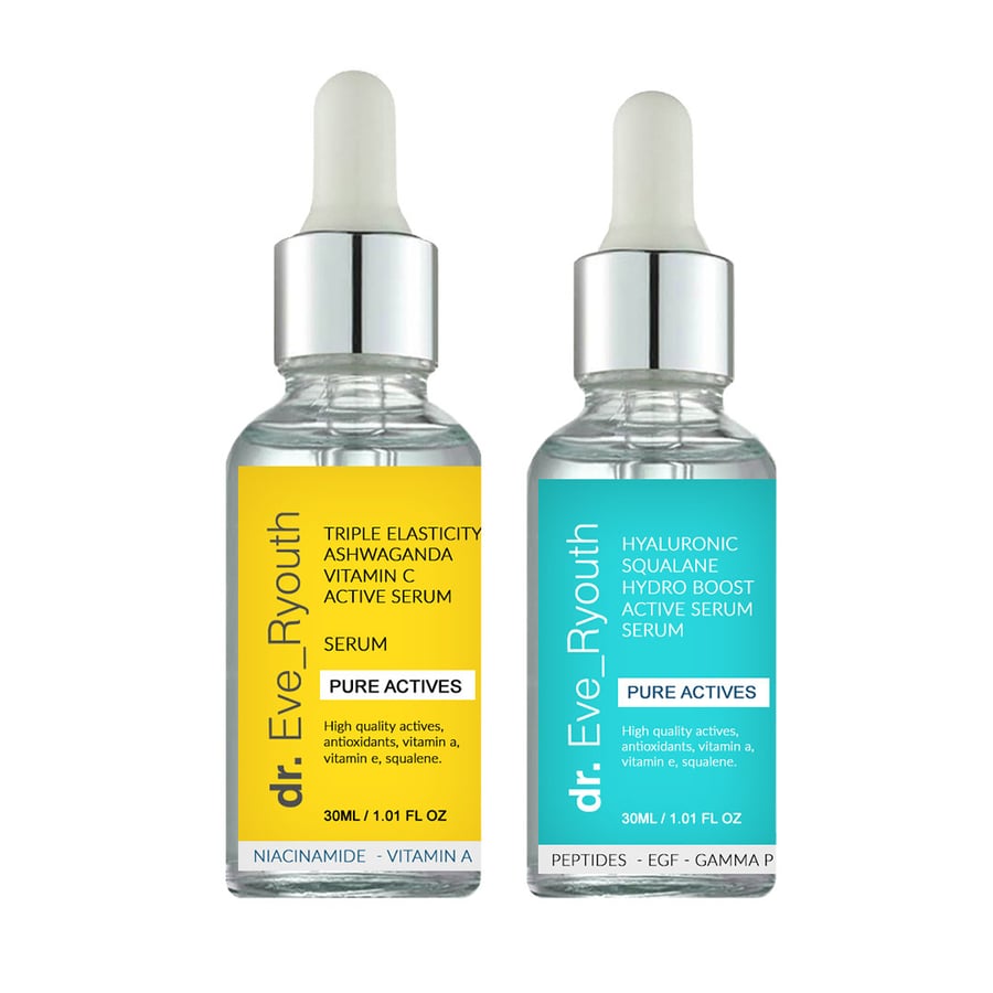 Активная сыворотка Hyaluronic Acid Squalane Hydro Boost 30 мл + Активная сыворотка Triple Elasticity Ashwaganda Vitamin C Strong 30 мл ErthSkin London
Активная сыворотка Hyaluronic Acid Squalane Hydro Boost 30 мл + Активная сыворотка Triple Elasticity Ashwaganda Vitamin C Strong 30 мл ErthSkin London