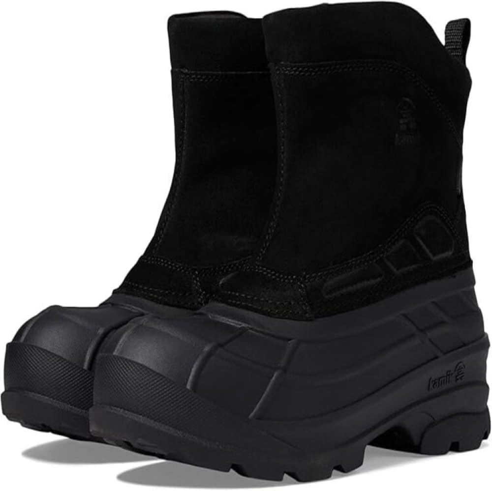 Зимние мужские ботинки Kamik Champlain Wide из водонепроницаемого замша с боковой молнией и подошвой с сцеплением, черный
Зимние мужские ботинки Kamik Champlain Wide из водонепроницаемого замша с боковой молнией и подошвой с сцеплением, черный