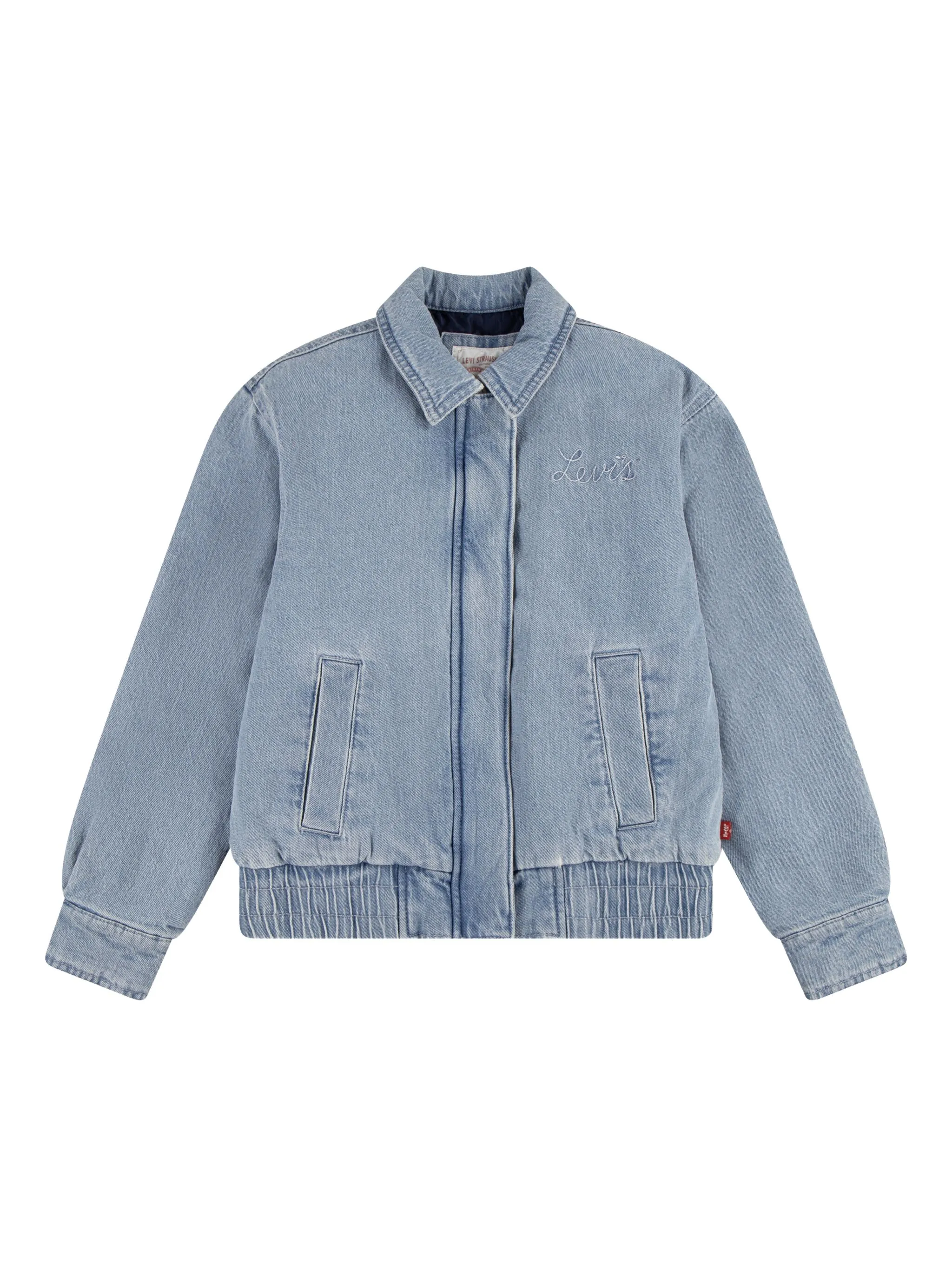 Джинсовая куртка с вышивкой Levi'S Kids, синий
Джинсовая куртка с вышивкой Levi'S Kids, синий