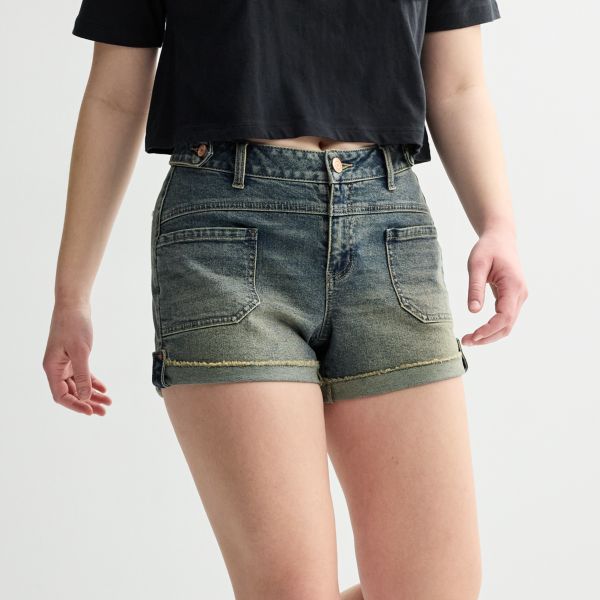 Джинсовые шорты средней посадки с изгибами для юниоров So, цвет dark tint
Джинсовые шорты средней посадки с изгибами для юниоров So, цвет dark tint