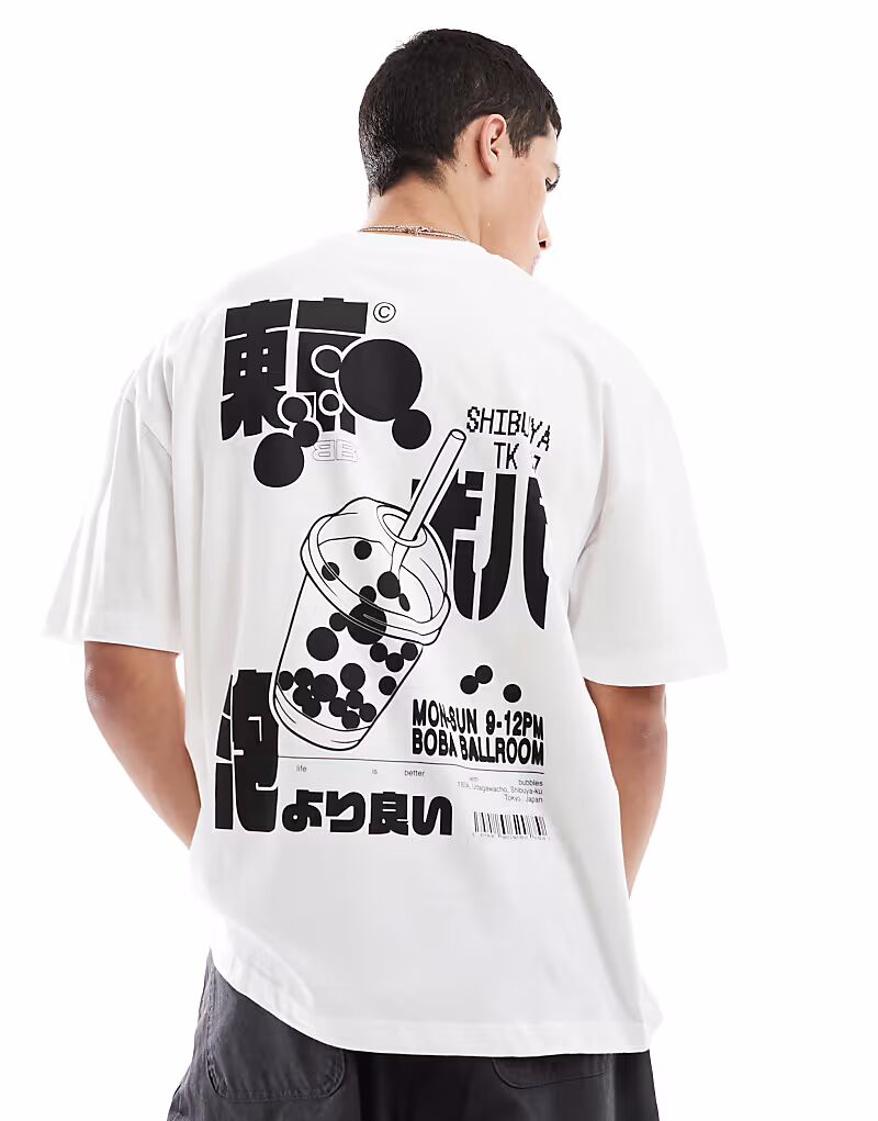 Футболка свободного кроя ASOS DESIGN с принтом Боба белого цвета
Футболка свободного кроя ASOS DESIGN с принтом Боба белого цвета