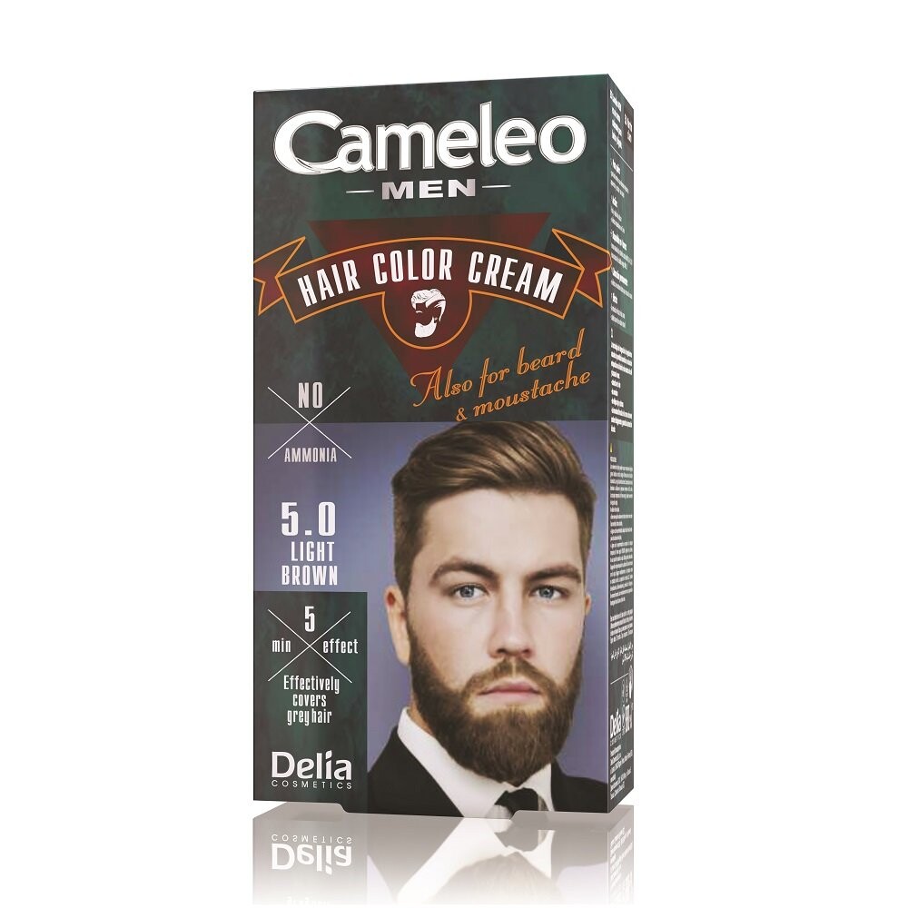 Delia Cosmetics, Cameleo Men, крем-краска для волос бороды и усов 5.0 Светло-Коричневый, 1 шт
Delia Cosmetics, Cameleo Men, крем-краска для волос бороды и усов 5.0 Светло-Коричневый, 1 шт