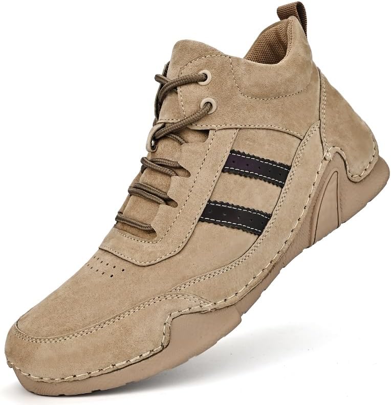 Модные мужские ботинки средней высоты, водонепроницаемые и с противоскользящей подошвой, выполненные вручную из замши, повседневная обувь для активного отдыха на улице Lhyxu, серый
Модные мужские ботинки средней высоты, водонепроницаемые и с противоскользящей подошвой, выполненные вручную из замши, повседневная обувь для активного отдыха на улице Lhyxu, серый