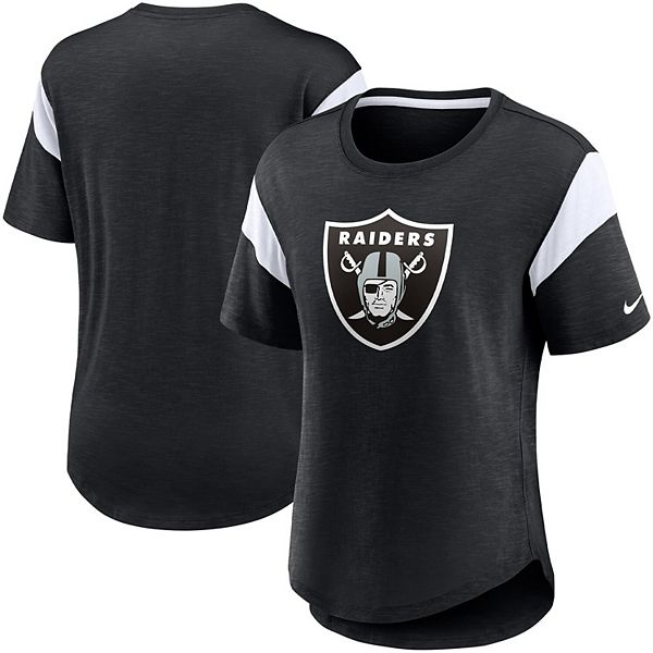 Женский топ с основным логотипом Las Vegas Raiders в цвете heather black Nike
Женский топ с основным логотипом Las Vegas Raiders в цвете heather black Nike