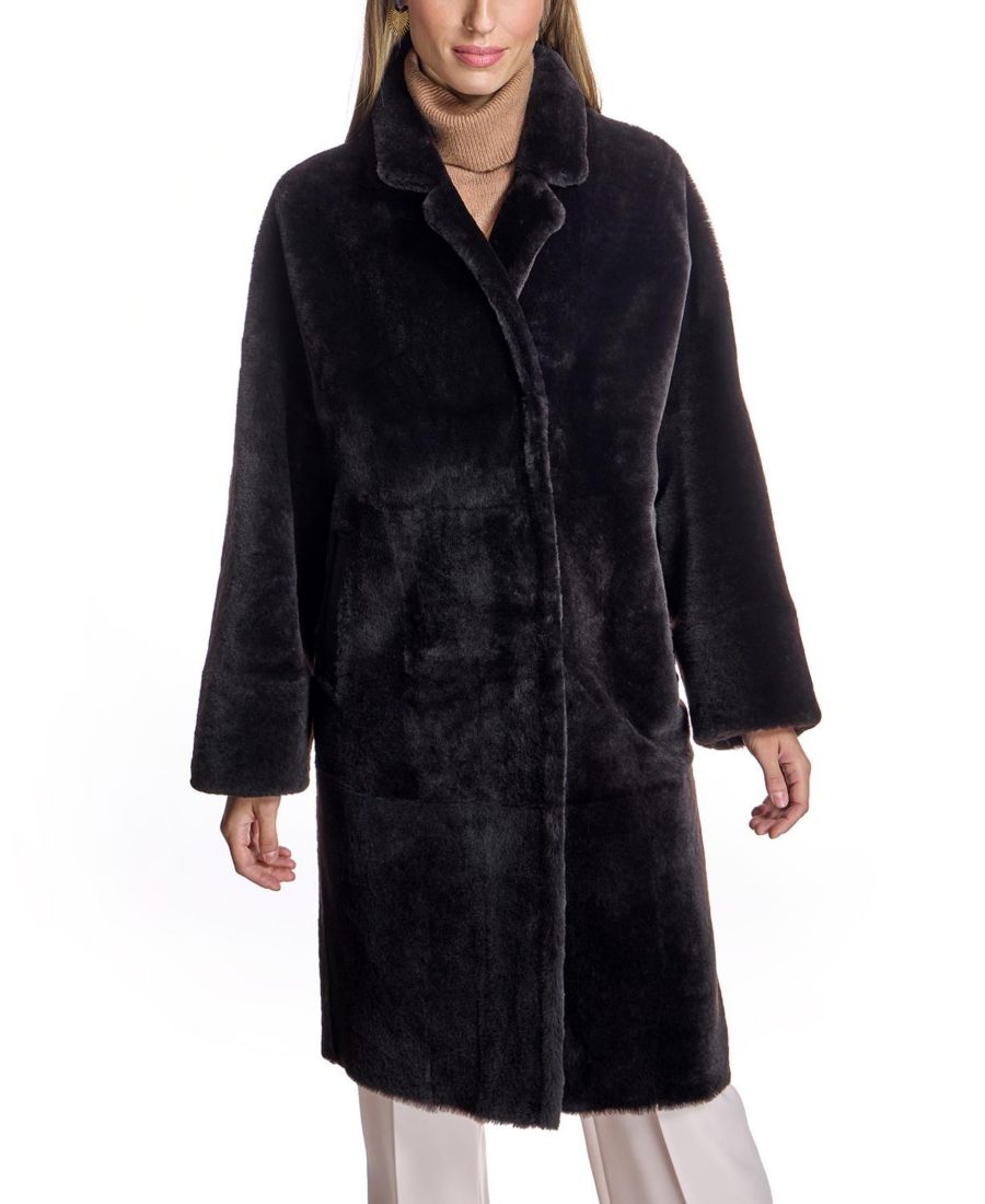 Женское пальто из овчины Julia & Stella By Maximilian, Dark Brown
Женское пальто из овчины Julia & Stella By Maximilian, Dark Brown