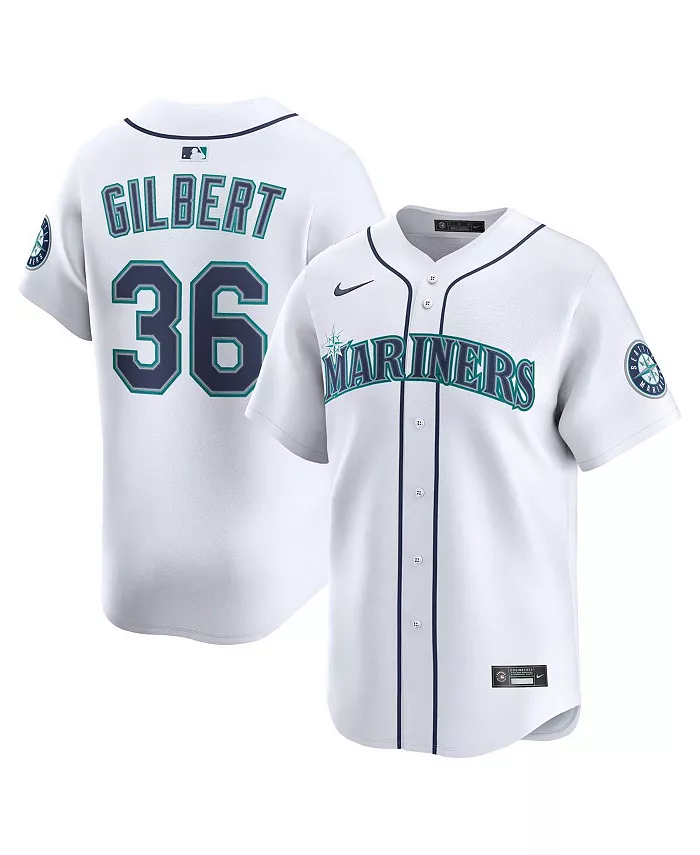 Мужская альтернативная лимитированная игровая футболка Logan Gilbert в белом цвете Seattle Mariners Nike
Мужская альтернативная лимитированная игровая футболка Logan Gilbert в белом цвете Seattle Mariners Nike