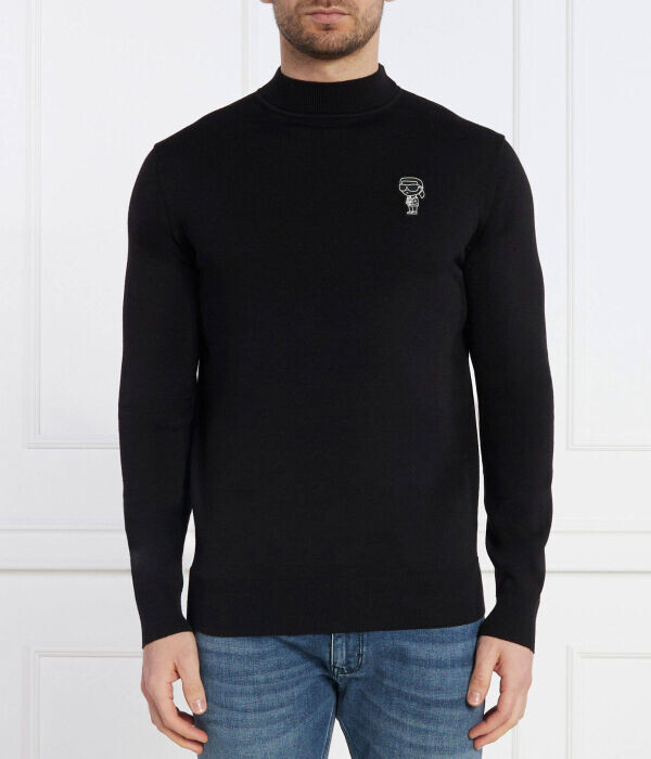 Свитер мужской Karl Lagerfeld из хлопка с вискозой, черный
Свитер мужской Karl Lagerfeld из хлопка с вискозой, черный