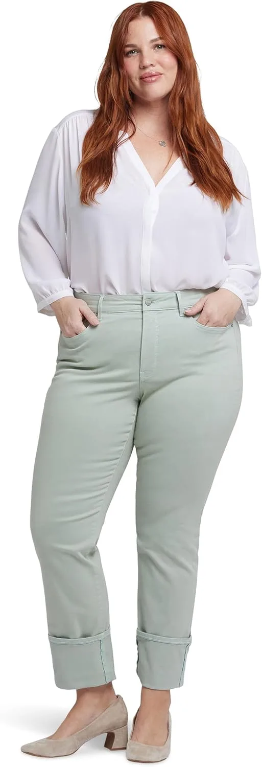 NYDJ Womens Plus Marilyn Straight with Cuff в цвете Tomatillo
NYDJ Womens Plus Marilyn Straight with Cuff в цвете Tomatillo