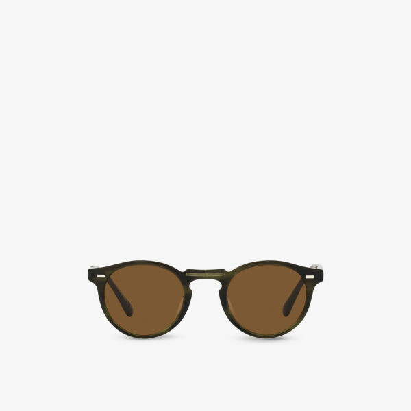 OV5456SU солнцезащитные очки Gregory Peck из ацетата в круглой оправе Oliver Peoples, зеленый
OV5456SU солнцезащитные очки Gregory Peck из ацетата в круглой оправе Oliver Peoples, зеленый