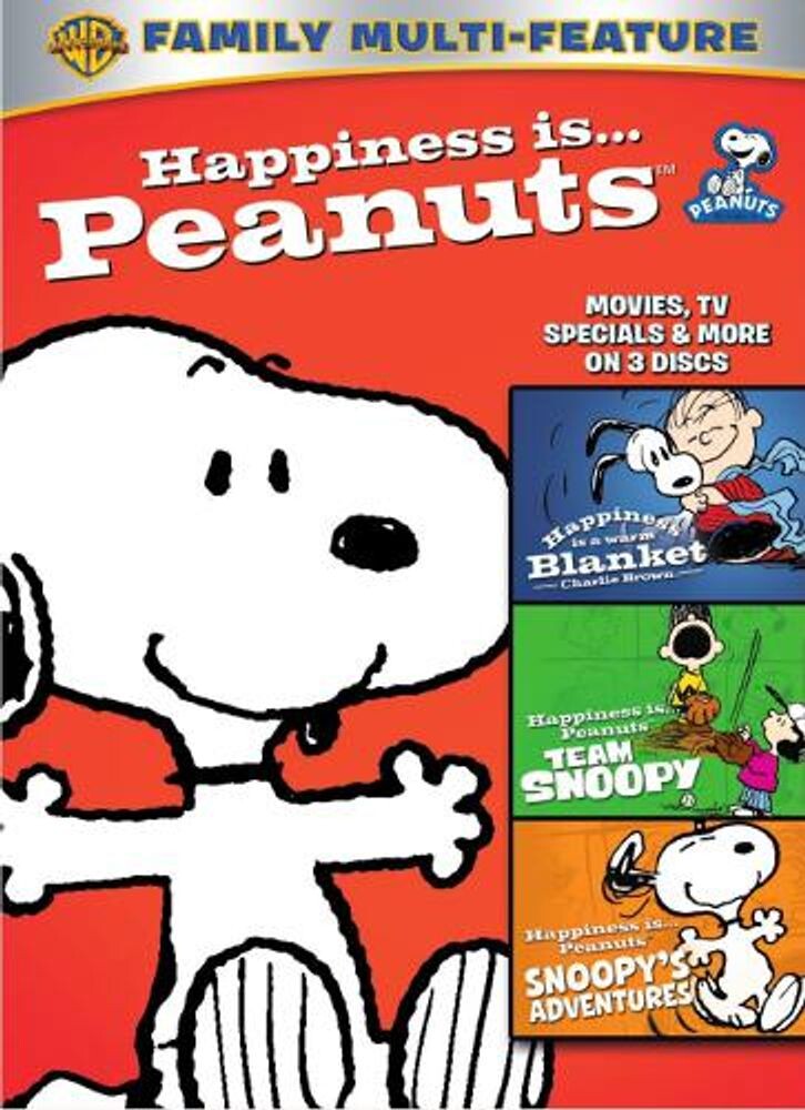 Диск DVD Happiness Is Peanuts: 3 Pack Of Fun 
Диск DVD Happiness Is Peanuts: 3 Pack Of Fun