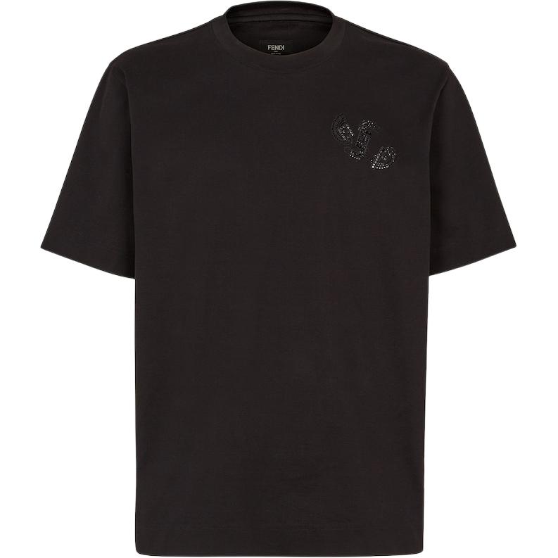 FENDI Футболка мужская черная, Черный, FENDI Футболка мужская черная
FENDI Футболка мужская черная, Черный, FENDI Футболка мужская черная