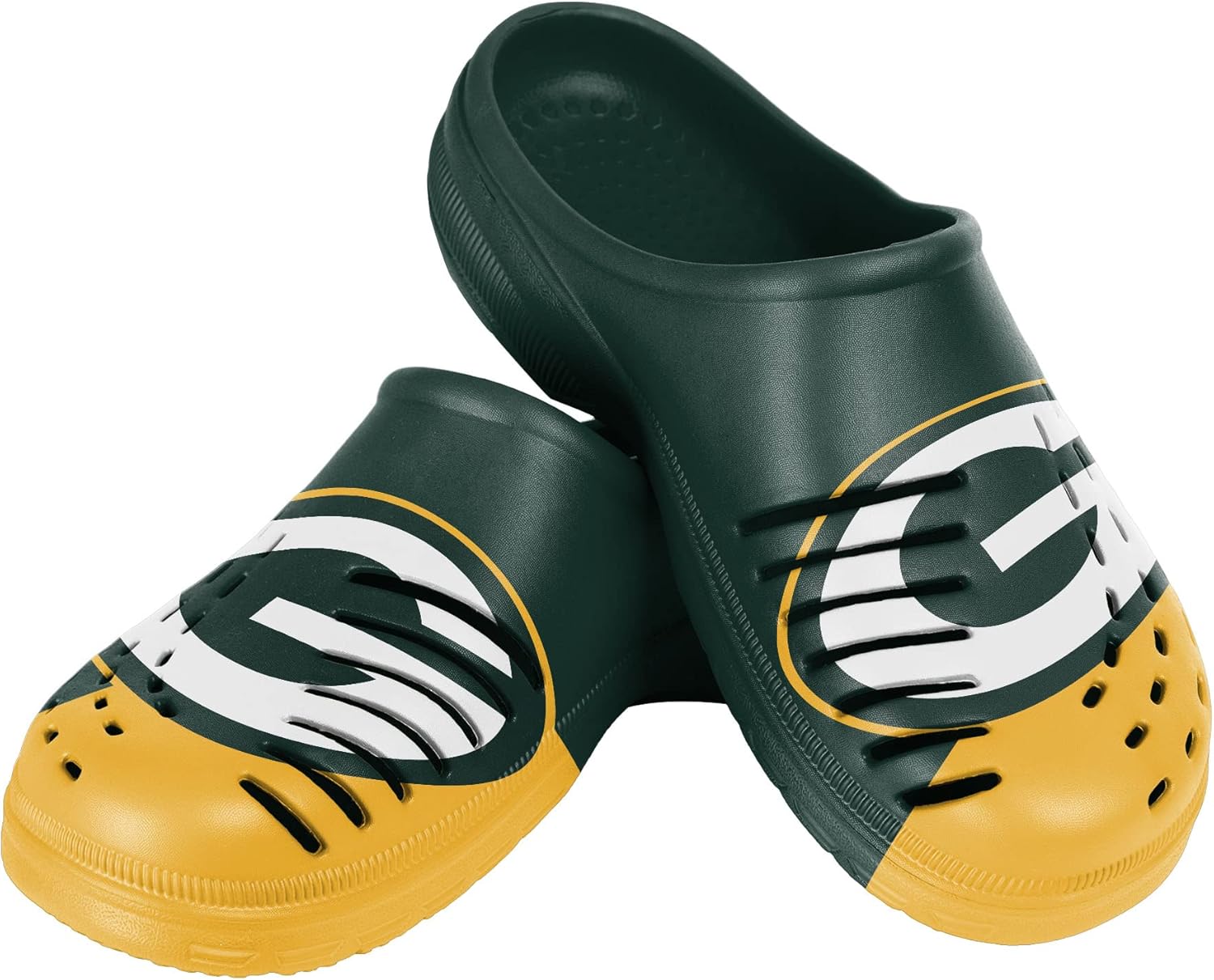 Мужские садовые водные сандалии FOCO с логотипом команды NFL, обувь, тапочки, сабо, зеленый
Мужские садовые водные сандалии FOCO с логотипом команды NFL, обувь, тапочки, сабо, зеленый