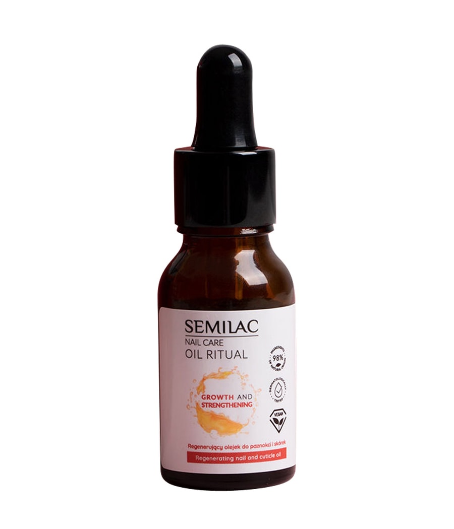 Масло для ногтей Semilac Oil Ritual Regenerating Nail and Cuticle Oil, 11 ml
Масло для ногтей Semilac Oil Ritual Regenerating Nail and Cuticle Oil, 11 ml