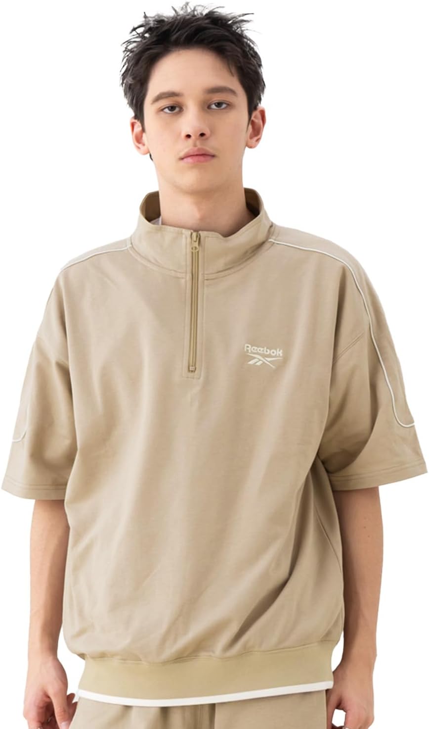 Толстовка Reebok RM-5124 с вышитым логотипом бренда, на молнии до середины груди, с коротким рукавом, бежевый
Толстовка Reebok RM-5124 с вышитым логотипом бренда, на молнии до середины груди, с коротким рукавом, бежевый