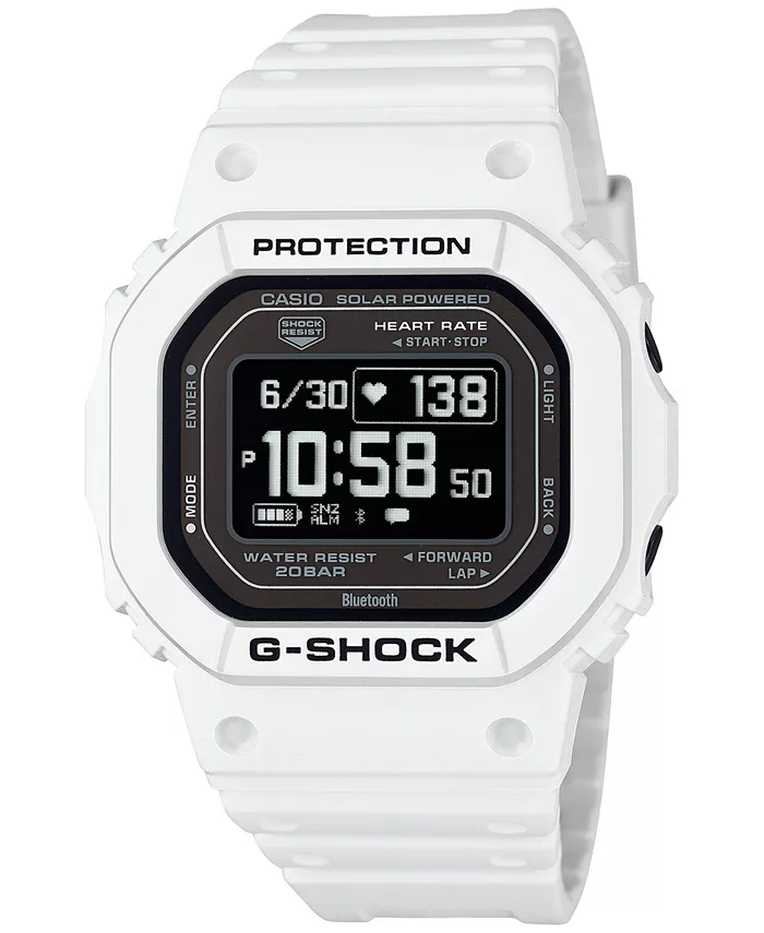 Мужские цифровые часы с белым ремешком из смолы, 45 мм, DWH5600-7 G-Shock
Мужские цифровые часы с белым ремешком из смолы, 45 мм, DWH5600-7 G-Shock