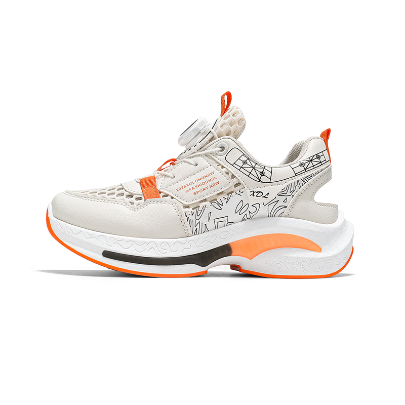 Противоскользящие, износостойкие, дышащие, легкие, амортизирующие детские сандалии для детей Izumi Chiryū, белый/оранжевый
Противоскользящие, износостойкие, дышащие, легкие, амортизирующие детские сандалии для детей Izumi Chiryū, белый/оранжевый