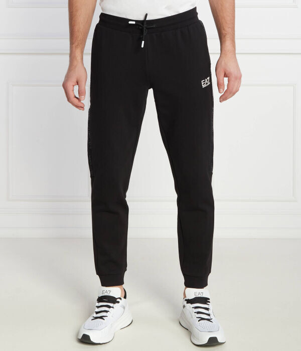Штаны спортивные мужские Ea7 Regular Fit с логотипом, черный
Штаны спортивные мужские Ea7 Regular Fit с логотипом, черный