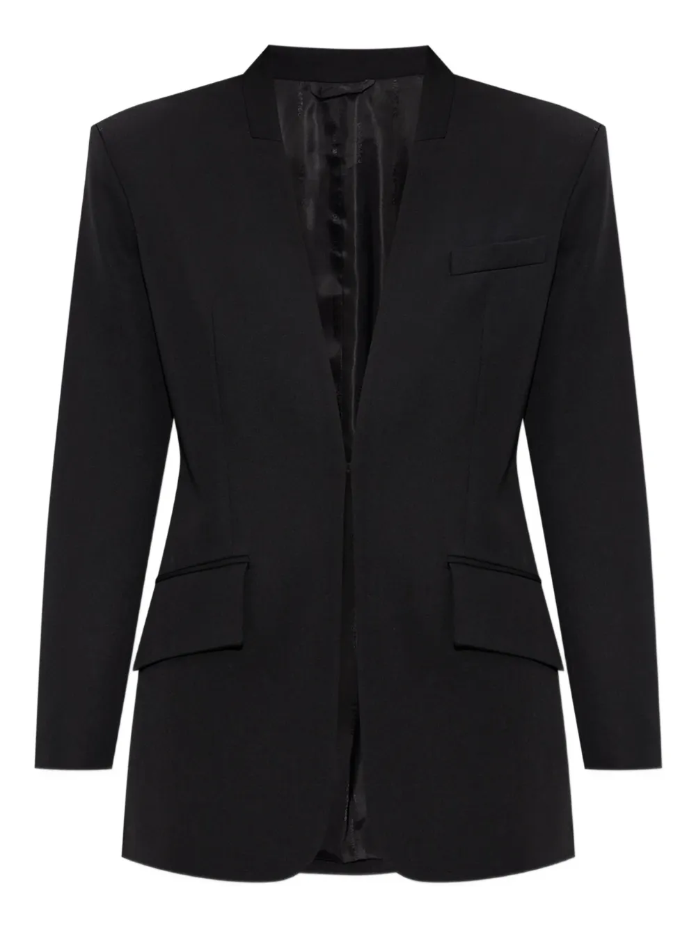 Блейзер с объемными плечами The Attico, черный
Блейзер с объемными плечами The Attico, черный