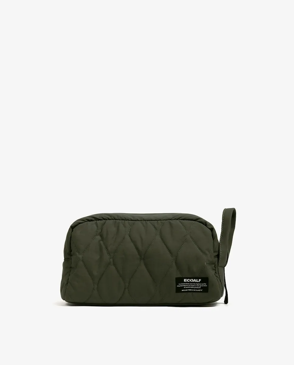 Косметичка с застежкой-молнией и боковой ручкой Ecoalf, темно-зеленый
Косметичка с застежкой-молнией и боковой ручкой Ecoalf, темно-зеленый