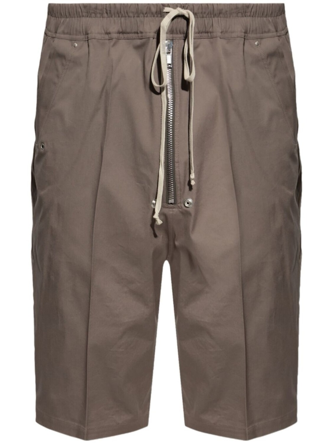 Шорты-бермуды Rick Owens из эластичного хлопка, коричневый 
Шорты-бермуды Rick Owens из эластичного хлопка, коричневый