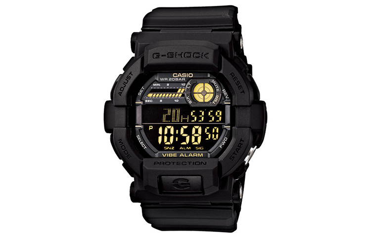 Мужские молодежные черные часы GD-350-1B CASIO 
Мужские молодежные черные часы GD-350-1B CASIO