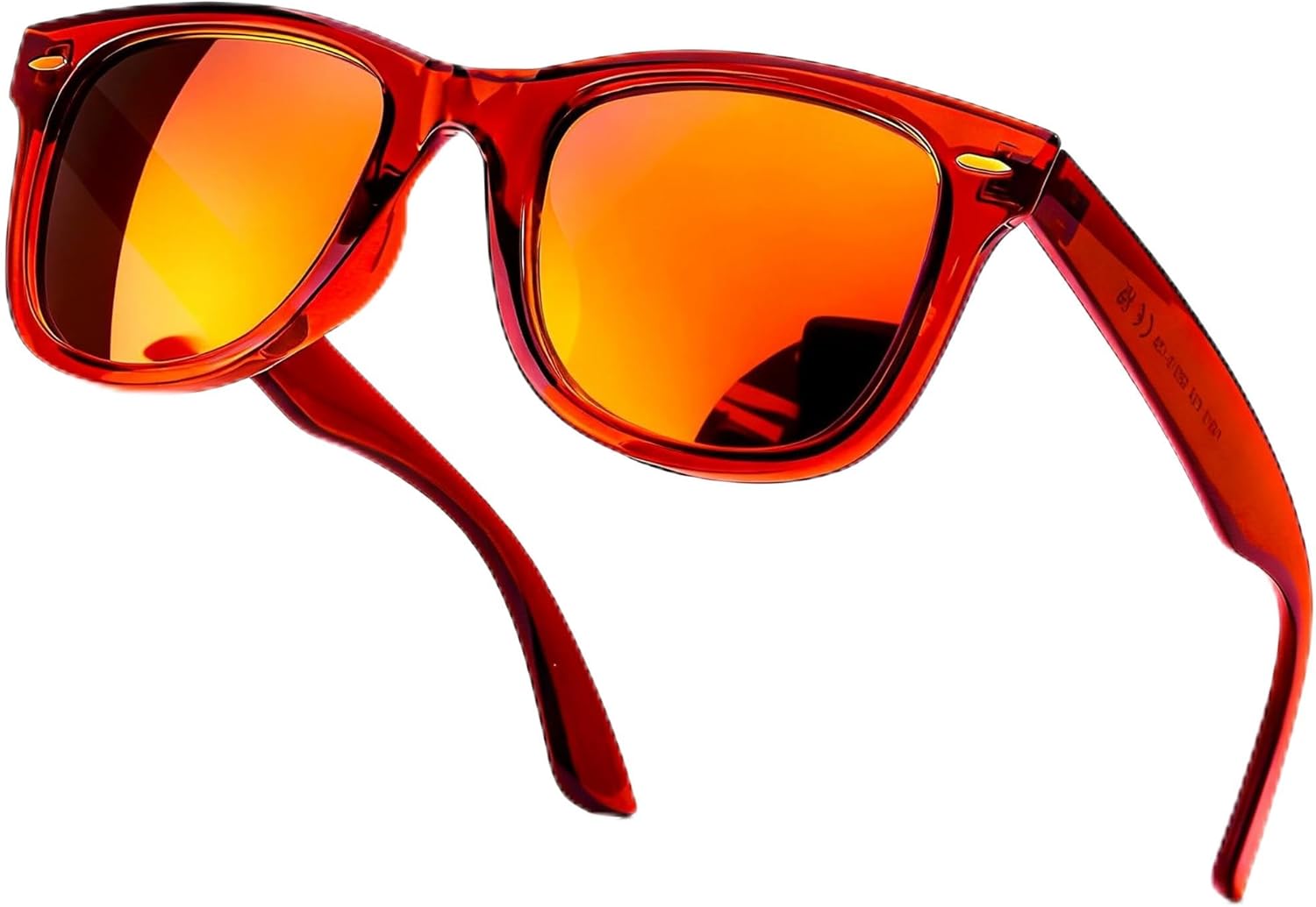 Поляризованные зеркальные солнцезащитные очки SIPHEW для женщин и мужчин, квадратной формы, с защитой от УФ-излучения, женские солнцезащитные очки для пляжа/спорта/фестивалей/вечеринок, A01 Red/Orange Mirror Lens
Поляризованные зеркальные солнцезащитные очки SIPHEW для женщин и мужчин, квадратной формы, с защитой от УФ-излучения, женские солнцезащитные очки для пляжа/спорта/фестивалей/вечеринок, A01 Red/Orange Mirror Lens