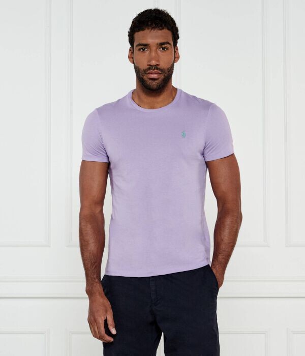 Футболка Polo Ralph Lauren Custom Slim Fit, фиолетовый 
Футболка Polo Ralph Lauren Custom Slim Fit, фиолетовый