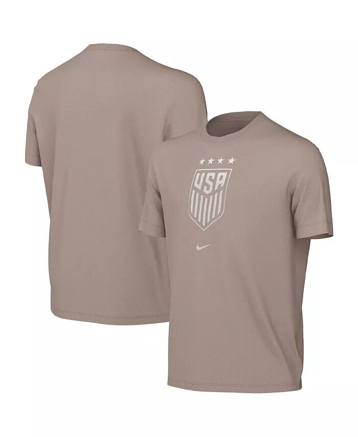 Светло-коричневая футболка с гербом USWNT для мальчиков и девочек Big Boys and Girls Nike, бежевый
Светло-коричневая футболка с гербом USWNT для мальчиков и девочек Big Boys and Girls Nike, бежевый