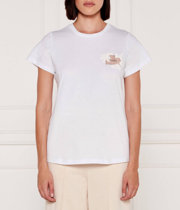 Футболка женская Twin-Set хлопковая, белый
Футболка женская Twin-Set хлопковая, белый