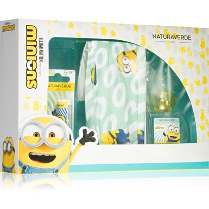 Minions Gift Set Neck Warmer Eau De Toilette Natural Spray 50ml Lip Balm
Minions Gift Set Neck Warmer Eau De Toilette Natural Spray 50ml Lip Balm