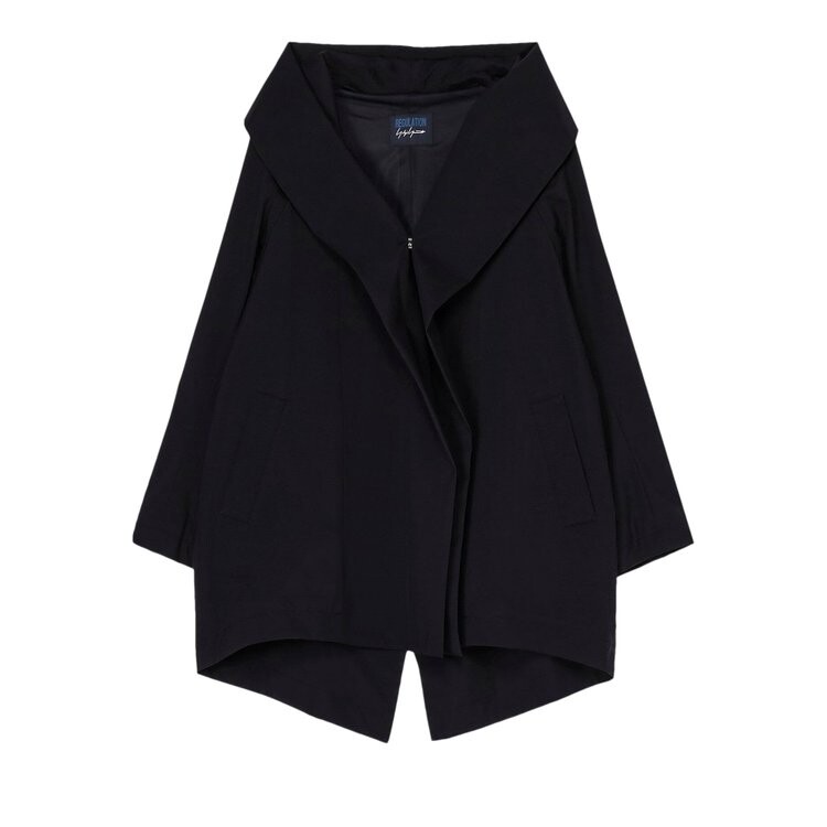 Пальто Yohji Yamamoto Hooded Cape Coat, черный
Пальто Yohji Yamamoto Hooded Cape Coat, черный