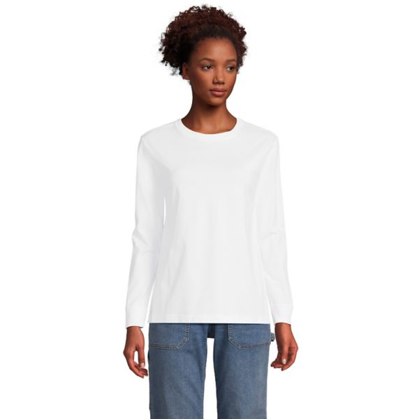Женская футболка с длинным рукавом и круглым вырезом Super T Lands' End, белый
Женская футболка с длинным рукавом и круглым вырезом Super T Lands' End, белый