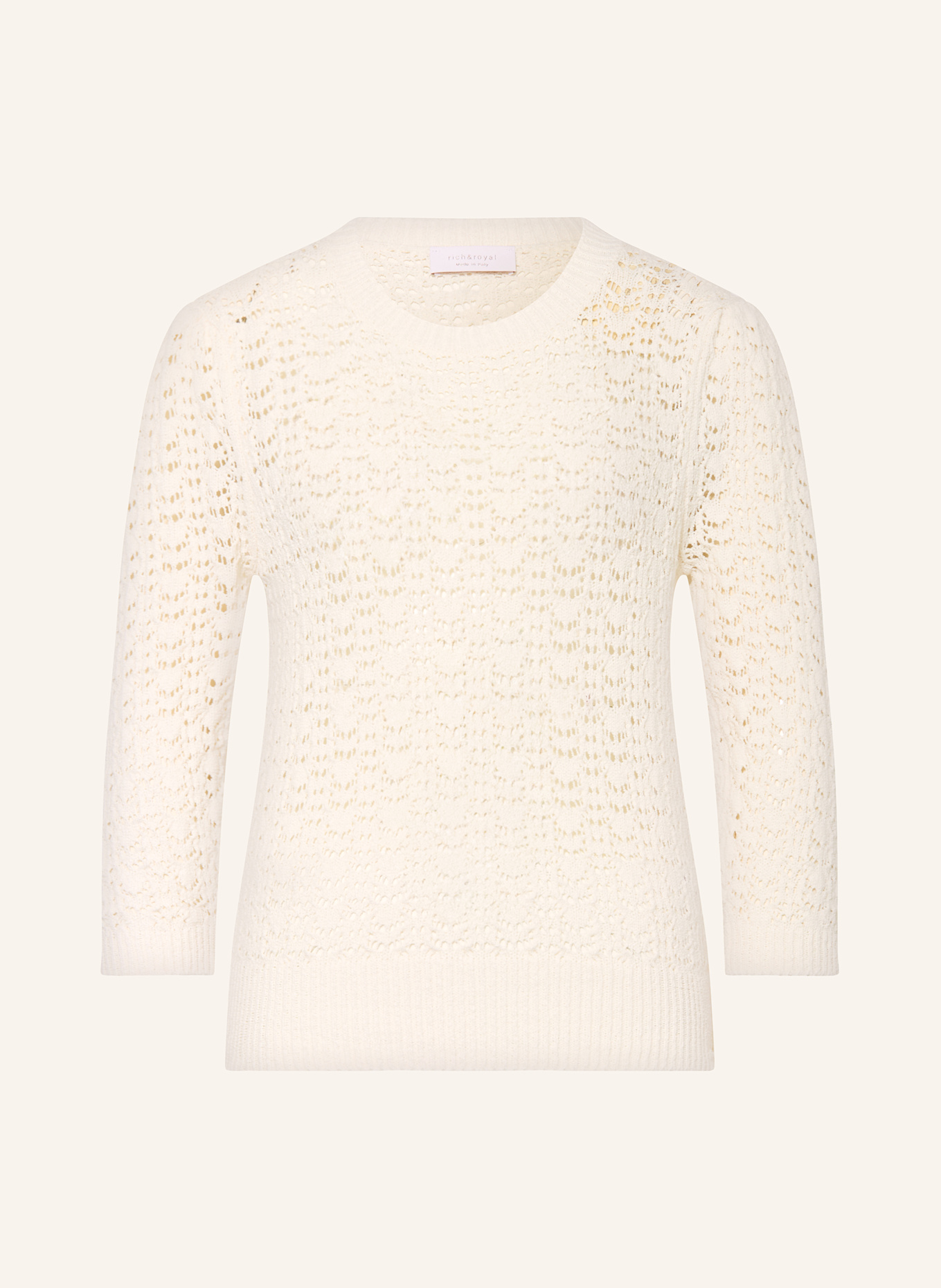 Свитер с рукавами 3/4 Rich & Royal, экрю
Свитер с рукавами 3/4 Rich & Royal, экрю