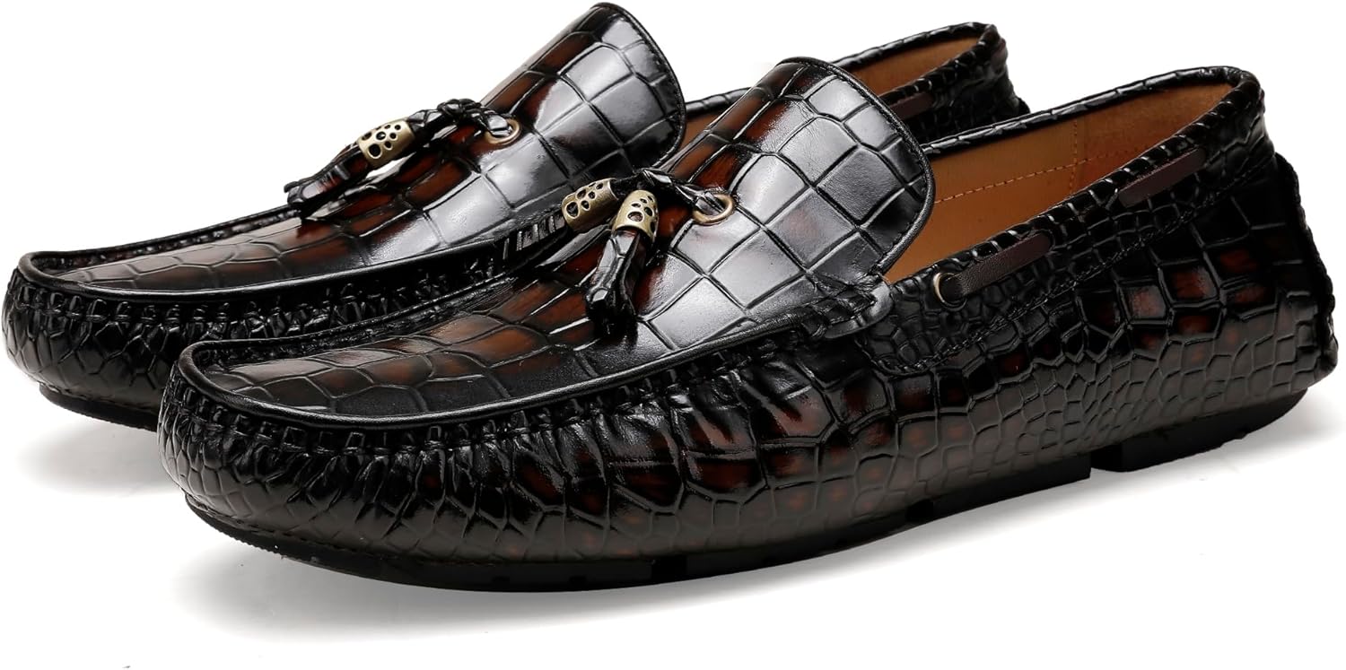 Мужские лоферы с кисточками, классические туфли без шнурков для мужчин, кожаные мокасины, деловые, свадебные лоферы Generic, Coffee
Мужские лоферы с кисточками, классические туфли без шнурков для мужчин, кожаные мокасины, деловые, свадебные лоферы Generic, Coffee