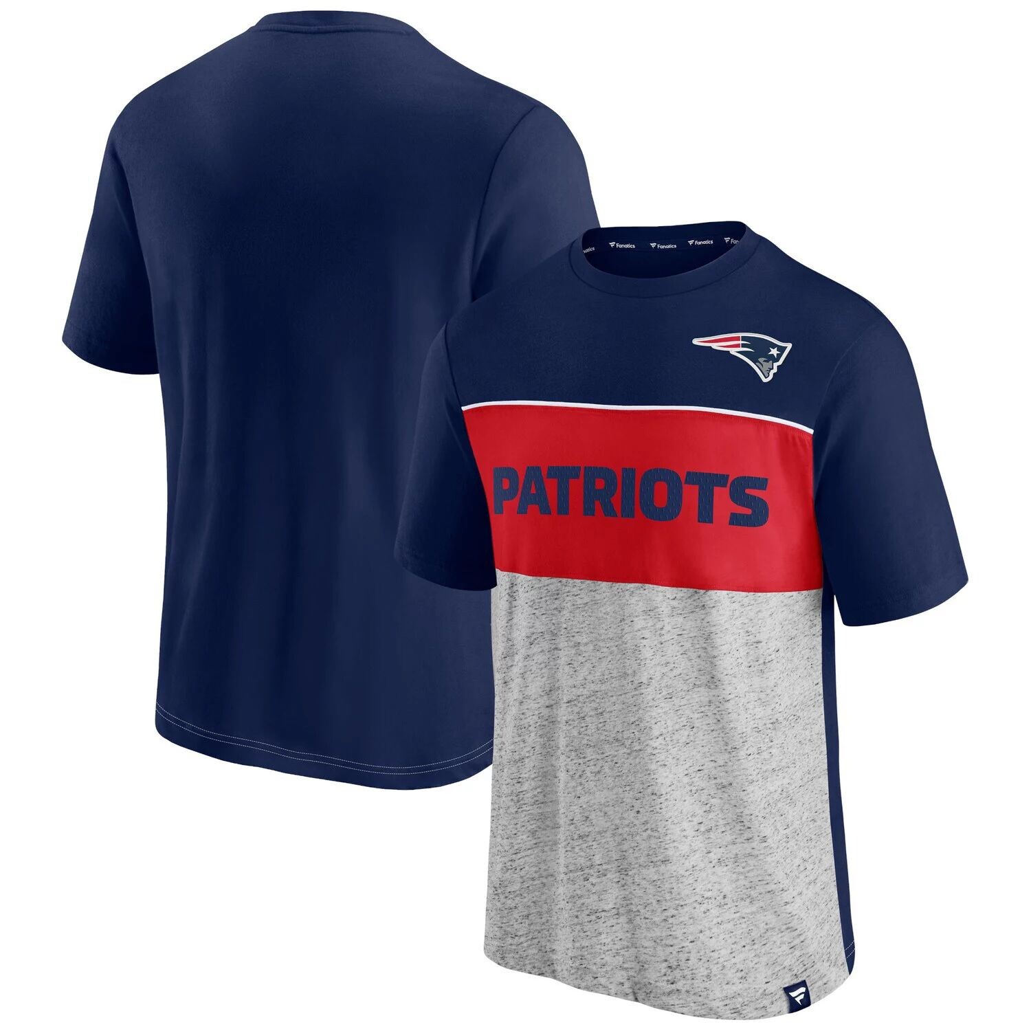 Мужская фирменная темно-синяя/серая футболка New England Patriots с цветными блоками Fanatics, Синий, Мужская фирменная темно-синяя/серая футболка New England Patriots с цветными блоками Fanatics
Мужская фирменная темно-синяя/серая футболка New England Patriots с цветными блоками Fanatics, Синий, Мужская фирменная темно-синяя/серая футболка New England Patriots с цветными блоками Fanatics