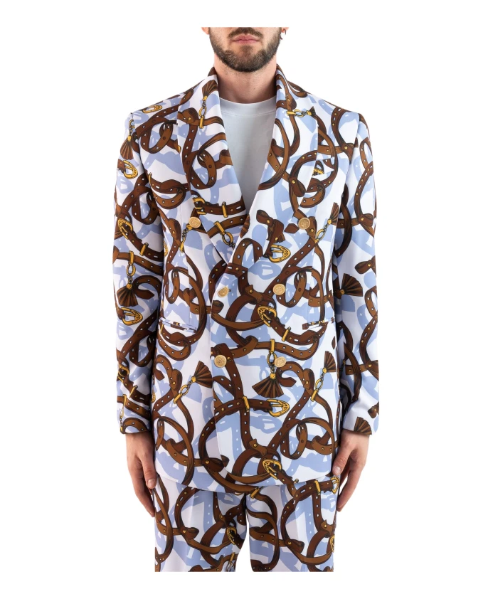 Двубортный пиджак Simon Corsinelabedoli, мультиколор
Двубортный пиджак Simon Corsinelabedoli, мультиколор