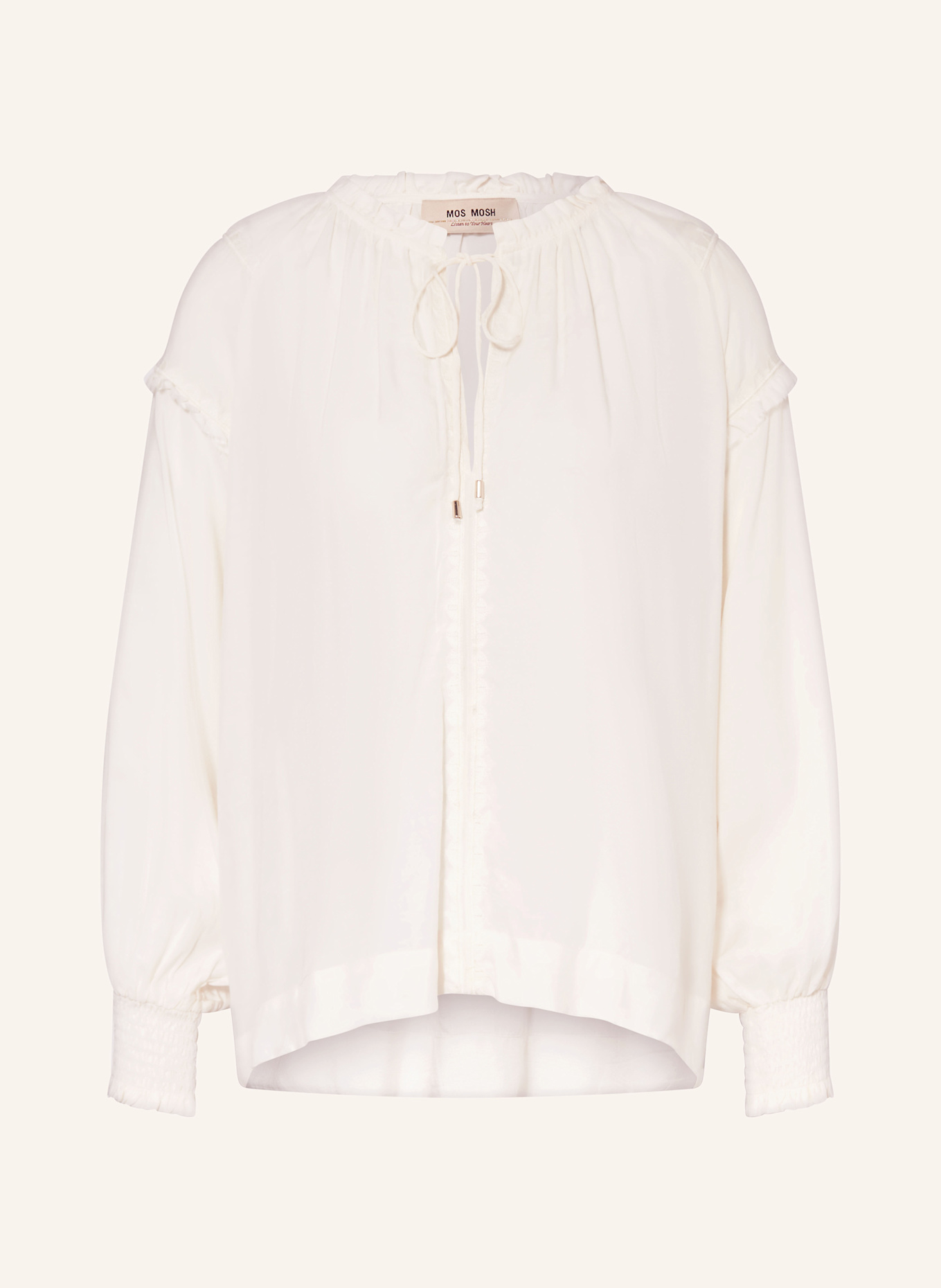 Блузка рубашка mmmarb с оборками Mos Mosh, экрю
Блузка рубашка mmmarb с оборками Mos Mosh, экрю