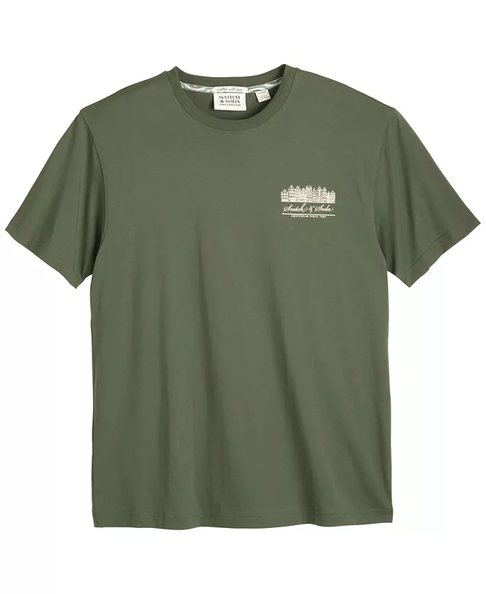 Мужская футболка Amsterdam Graphic с коротким рукавом Scotch & Soda, зеленый
Мужская футболка Amsterdam Graphic с коротким рукавом Scotch & Soda, зеленый