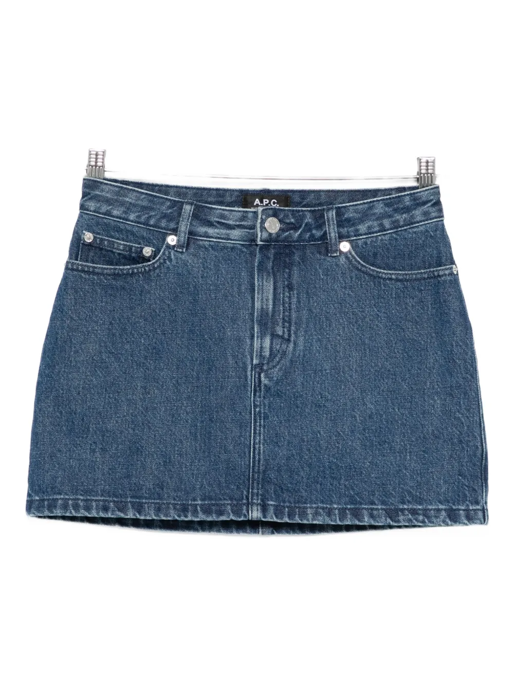 Джинсовая прямая юбка A.P.C., синий
Джинсовая прямая юбка A.P.C., синий