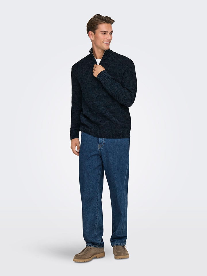 Свитер Джион темно-синего цвета ONLY & SONS
Свитер Джион темно-синего цвета ONLY & SONS