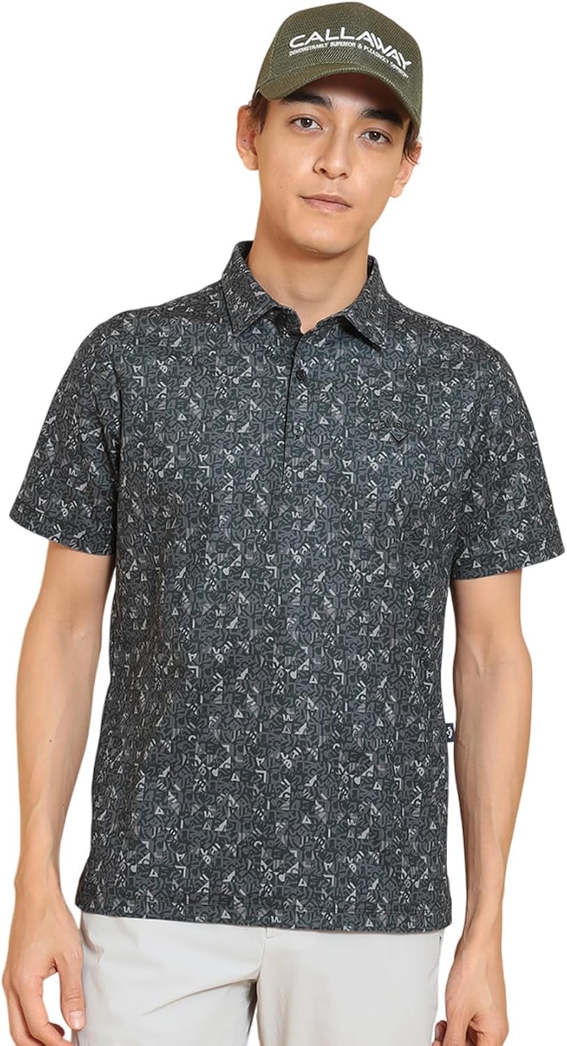Мужская поло-рубашка Callaway C25134111 с коротким рукавом (геометрический логотип, впитывающая влагу, быстросохнущая), для игры в гольф, черный
Мужская поло-рубашка Callaway C25134111 с коротким рукавом (геометрический логотип, впитывающая влагу, быстросохнущая), для игры в гольф, черный