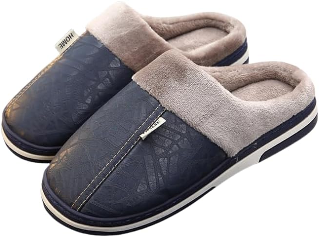 Уютные зимние тапочки для мужчин - толстая плюшевая подкладка, противоскользящая подошва, классический дизайн Hhhchpm, темно-синий
Уютные зимние тапочки для мужчин - толстая плюшевая подкладка, противоскользящая подошва, классический дизайн Hhhchpm, темно-синий