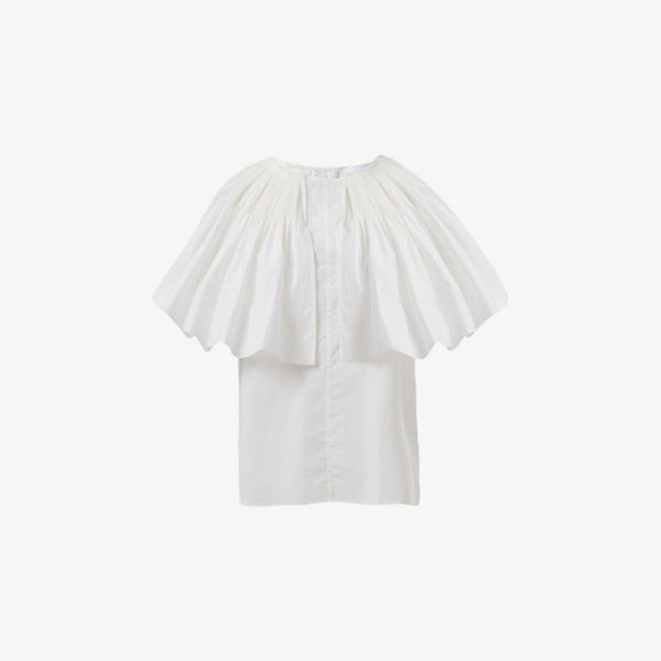 Топ Leem с оборками и накидкой, белый
Топ Leem с оборками и накидкой, белый