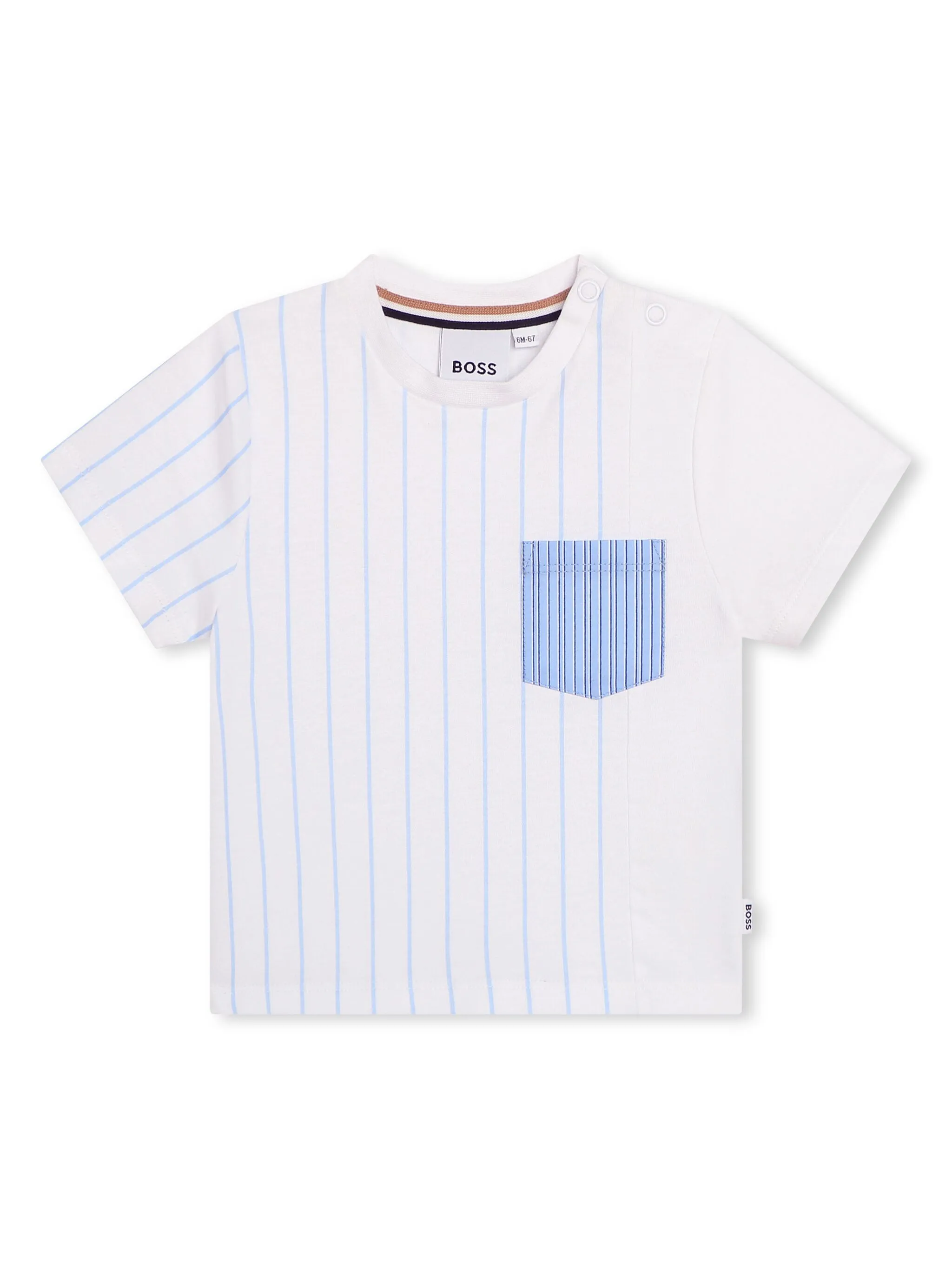 Футболка в полоску Boss Kidswear, белый
Футболка в полоску Boss Kidswear, белый