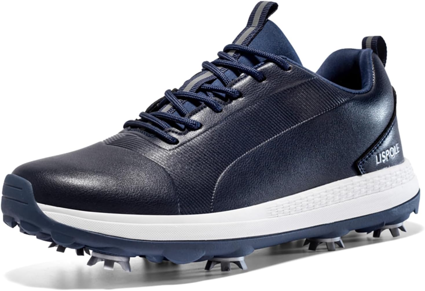 Мужские гольф-туфли с шипами, водонепроницаемые и легкие гольф-туфли для мужчин Ybberik, темно-синий
Мужские гольф-туфли с шипами, водонепроницаемые и легкие гольф-туфли для мужчин Ybberik, темно-синий