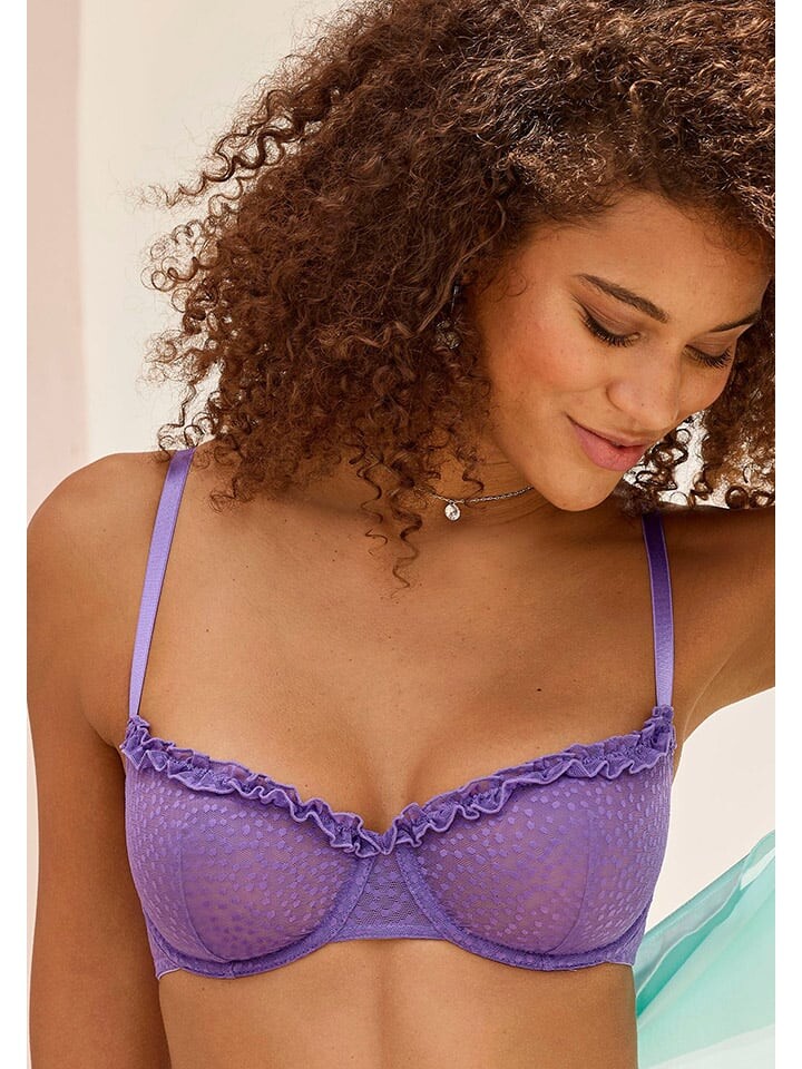 Бюстгальтер на косточках Vivance by Lascana, фиолетовый
Бюстгальтер на косточках Vivance by Lascana, фиолетовый