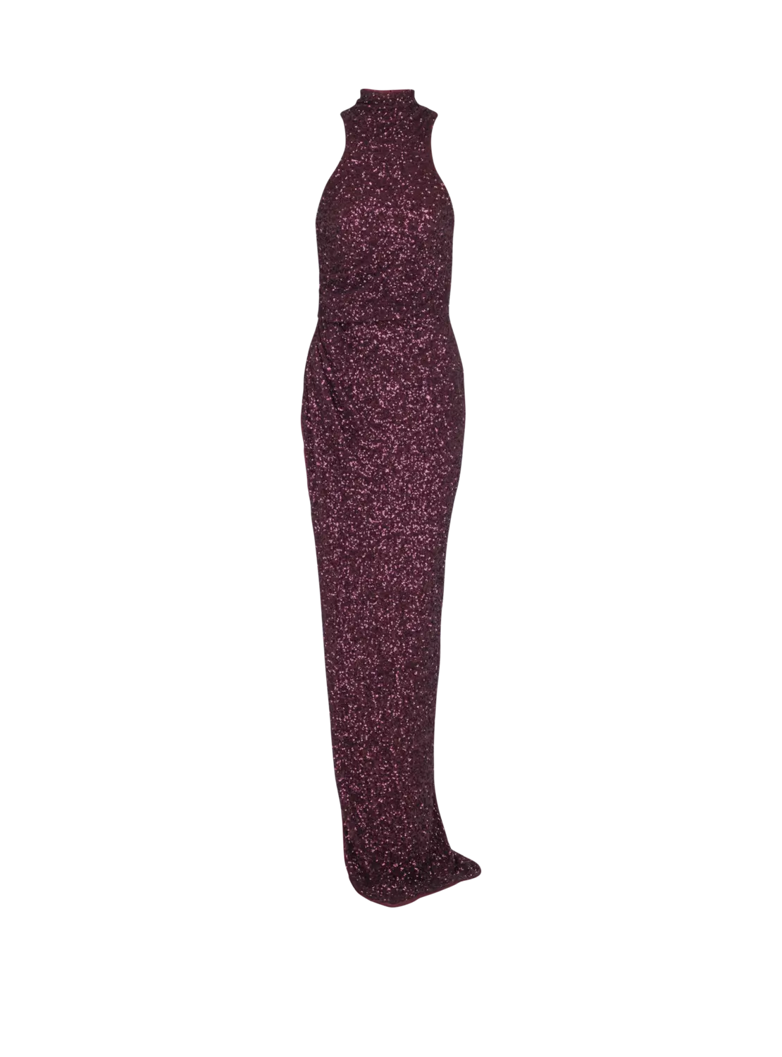 Длинное платье без рукавов с пайетками Balmain, фиолетовый
Длинное платье без рукавов с пайетками Balmain, фиолетовый