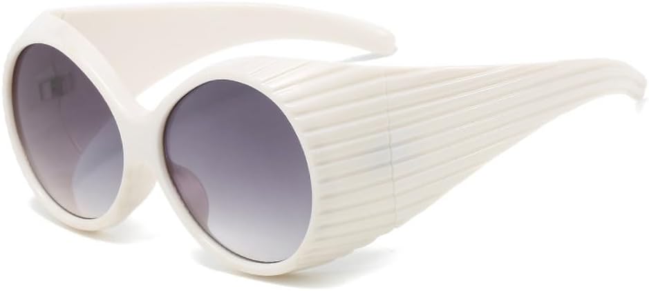 Винтажные овальные солнцезащитные очки большого размера для женщин, модные градиентные очки с защитой от УФ-излучения UV400 для мужчин, панк-стиль TKKTLLT, White Gray Gradient
Винтажные овальные солнцезащитные очки большого размера для женщин, модные градиентные очки с защитой от УФ-излучения UV400 для мужчин, панк-стиль TKKTLLT, White Gray Gradient