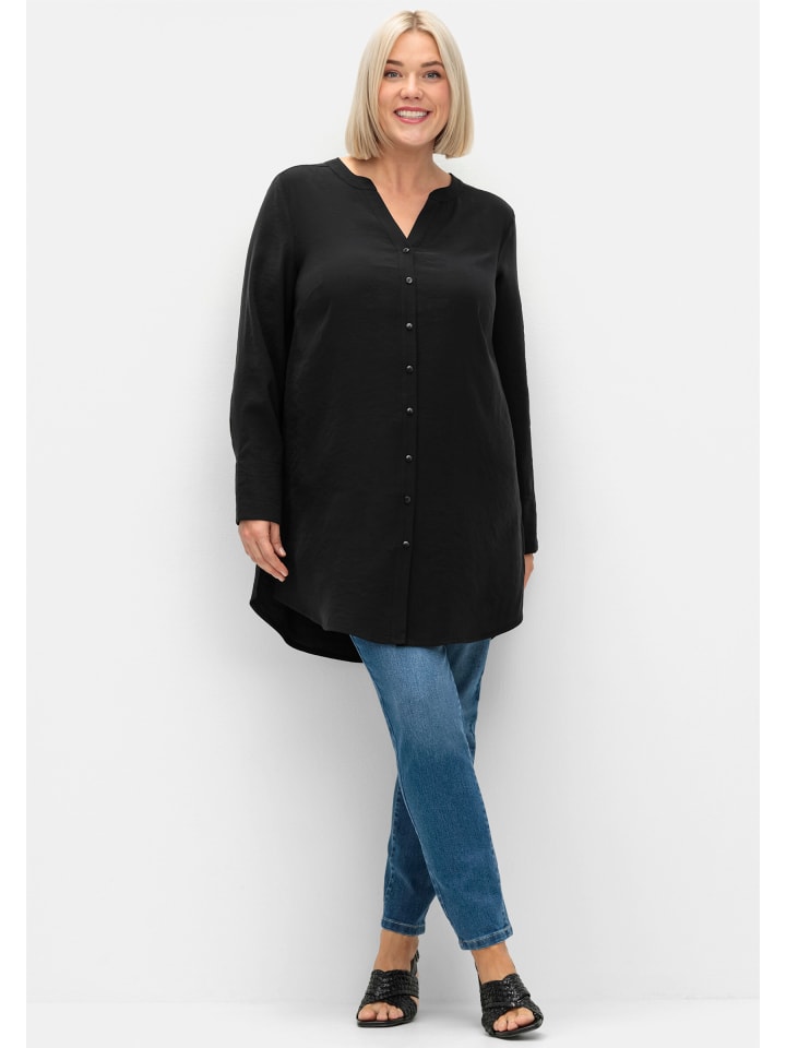 Длинная блузка черного цвета sheego
Длинная блузка черного цвета sheego