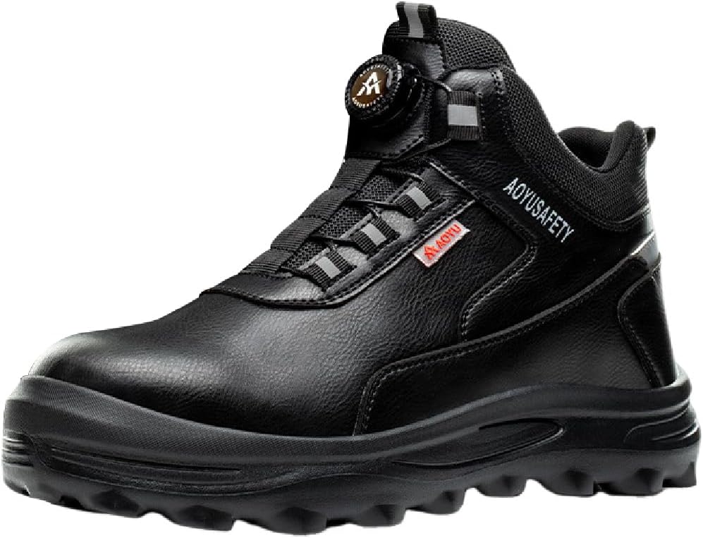 Высокие водонепроницаемые защитные ботинки Lexamen с стальным носком для мужчин, противоскользящие ботинки для строительства, черный
Высокие водонепроницаемые защитные ботинки Lexamen с стальным носком для мужчин, противоскользящие ботинки для строительства, черный